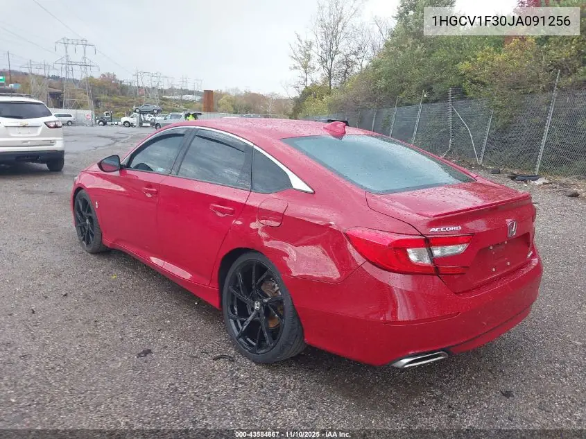 1HGCV1F30JA091256 2018 Honda Accord Sport