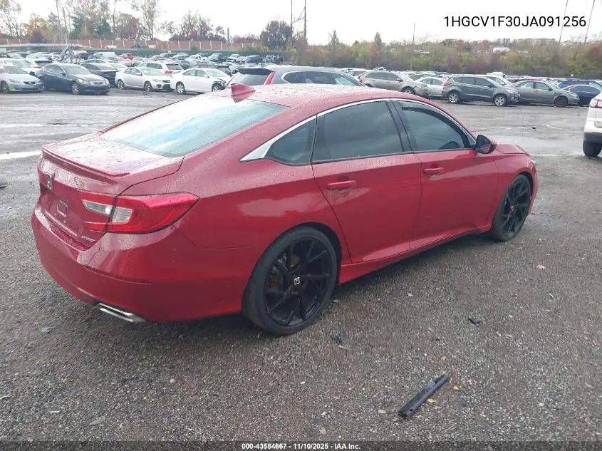 1HGCV1F30JA091256 2018 Honda Accord Sport