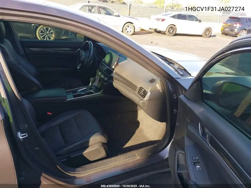 1HGCV1F31JA027274 2018 Honda Accord Sport
