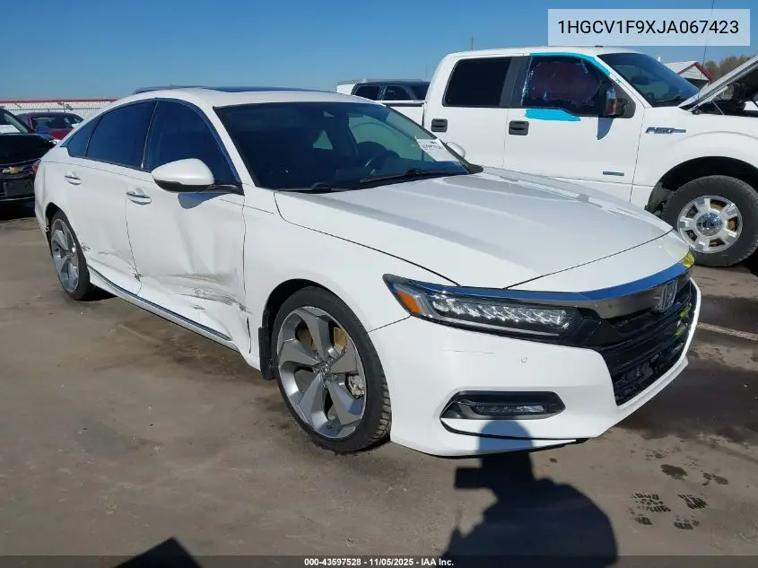 1HGCV1F9XJA067423 2018 Honda Accord Touring