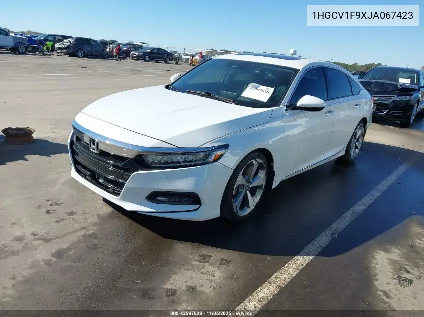 1HGCV1F9XJA067423 2018 Honda Accord Touring