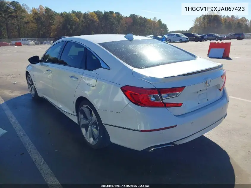 1HGCV1F9XJA067423 2018 Honda Accord Touring