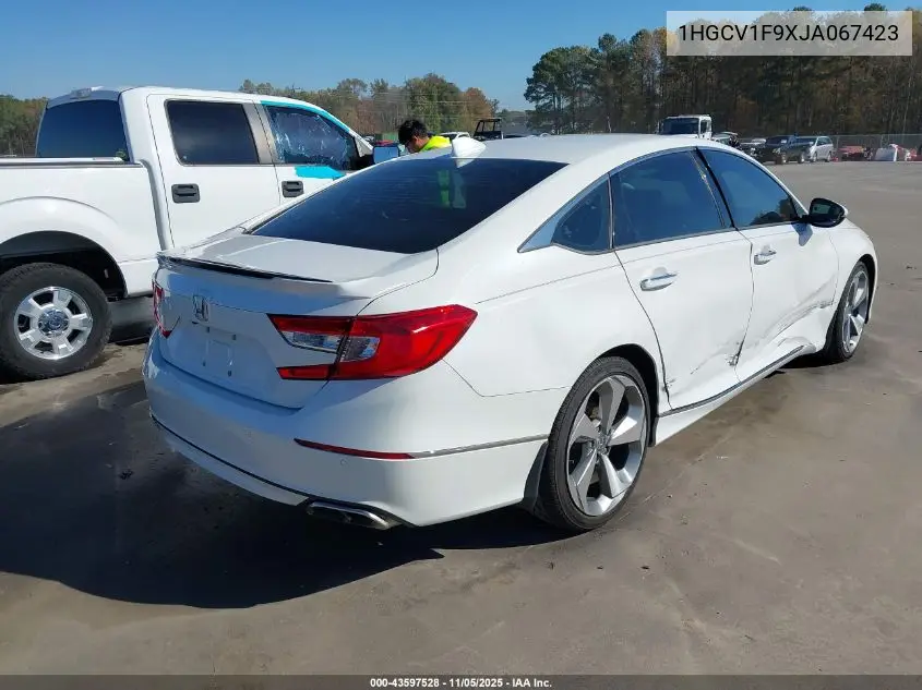 1HGCV1F9XJA067423 2018 Honda Accord Touring