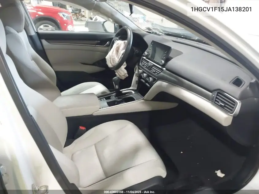 1HGCV1F15JA138201 2018 Honda Accord Lx