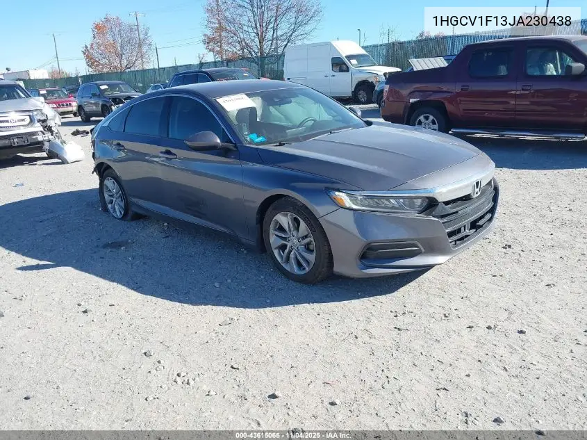 1HGCV1F13JA230438 2018 Honda Accord Lx
