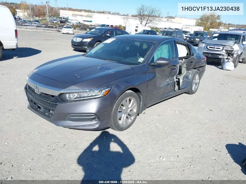 1HGCV1F13JA230438 2018 Honda Accord Lx