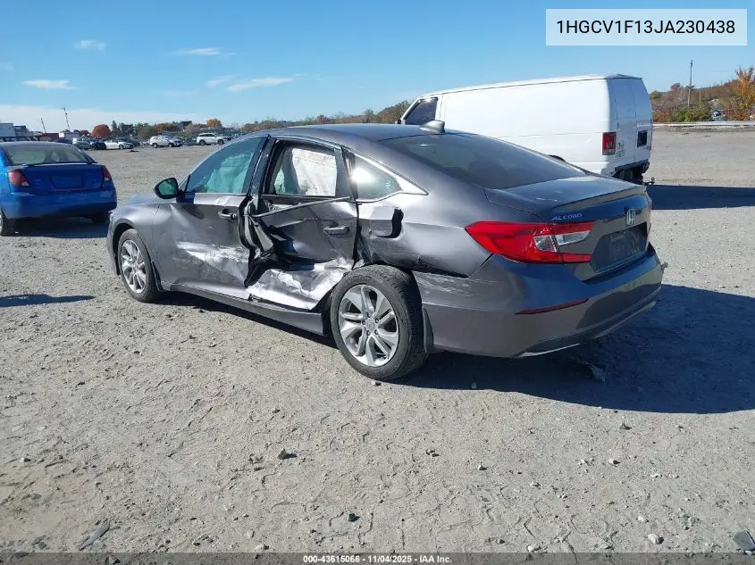 1HGCV1F13JA230438 2018 Honda Accord Lx