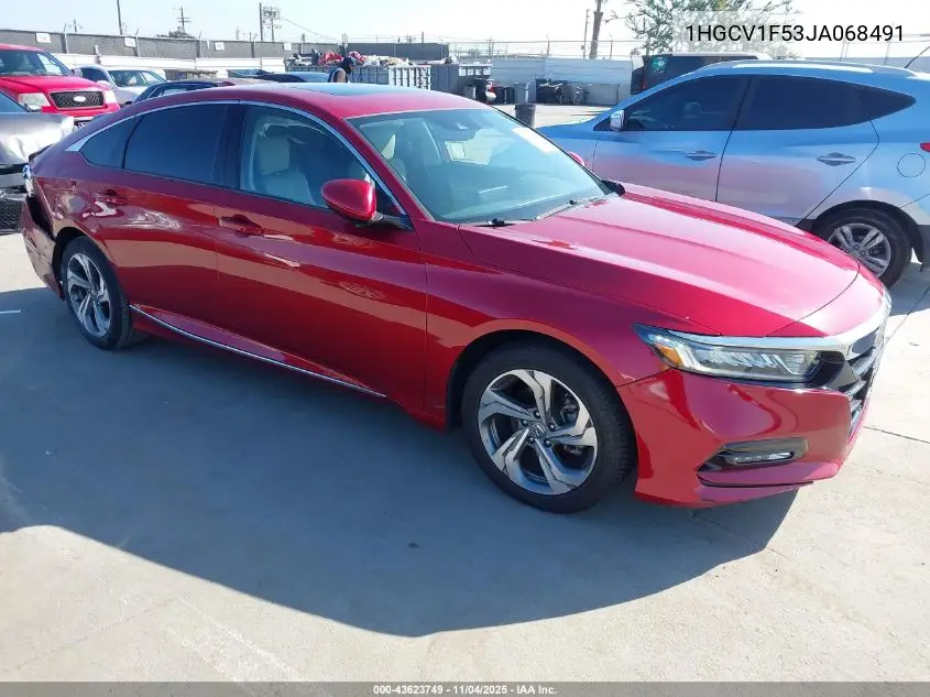 1HGCV1F53JA068491 2018 Honda Accord Ex-L
