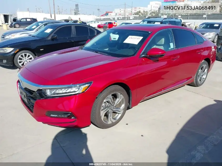 1HGCV1F53JA068491 2018 Honda Accord Ex-L