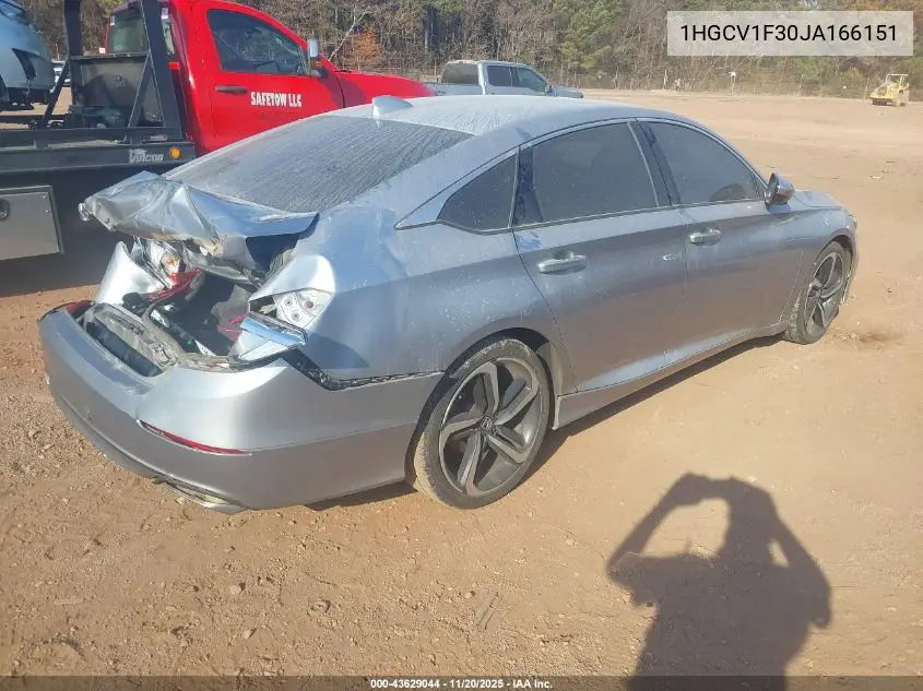 1HGCV1F30JA166151 2018 Honda Accord Sport