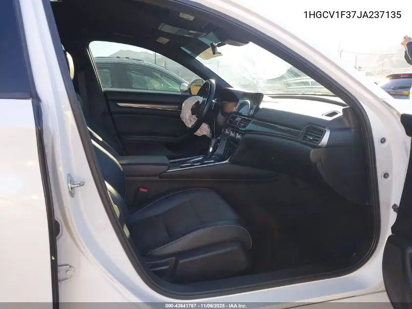 1HGCV1F37JA237135 2018 Honda Accord Sport