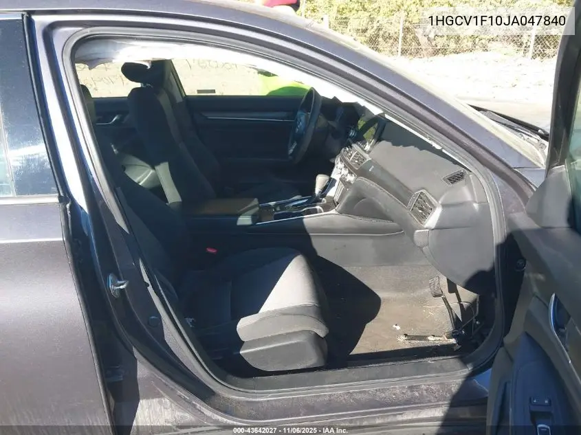 1HGCV1F10JA047840 2018 Honda Accord Lx