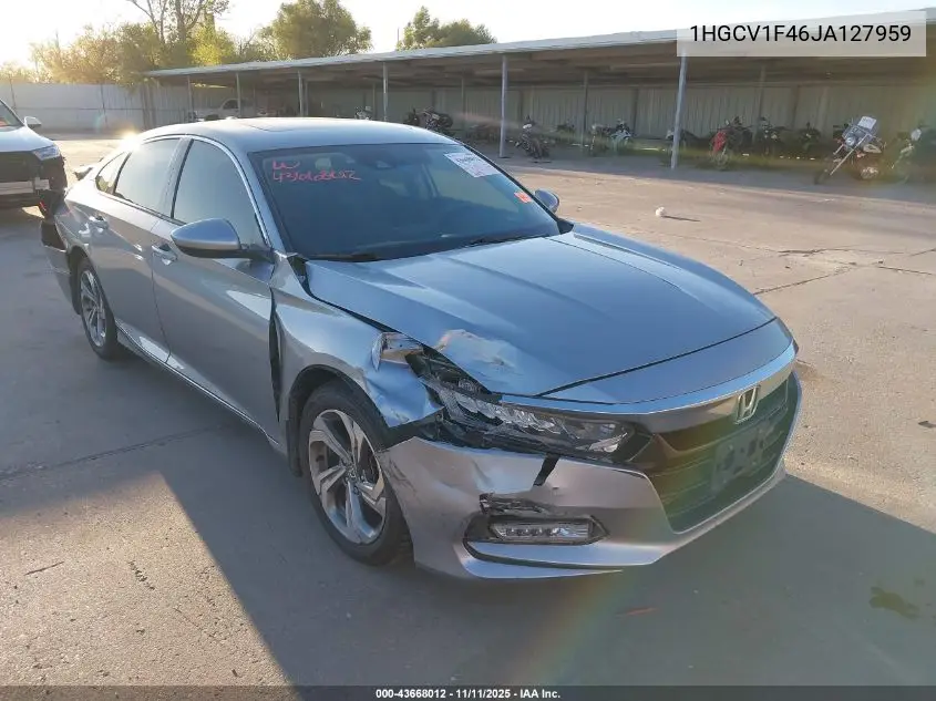 1HGCV1F46JA127959 2018 Honda Accord Ex