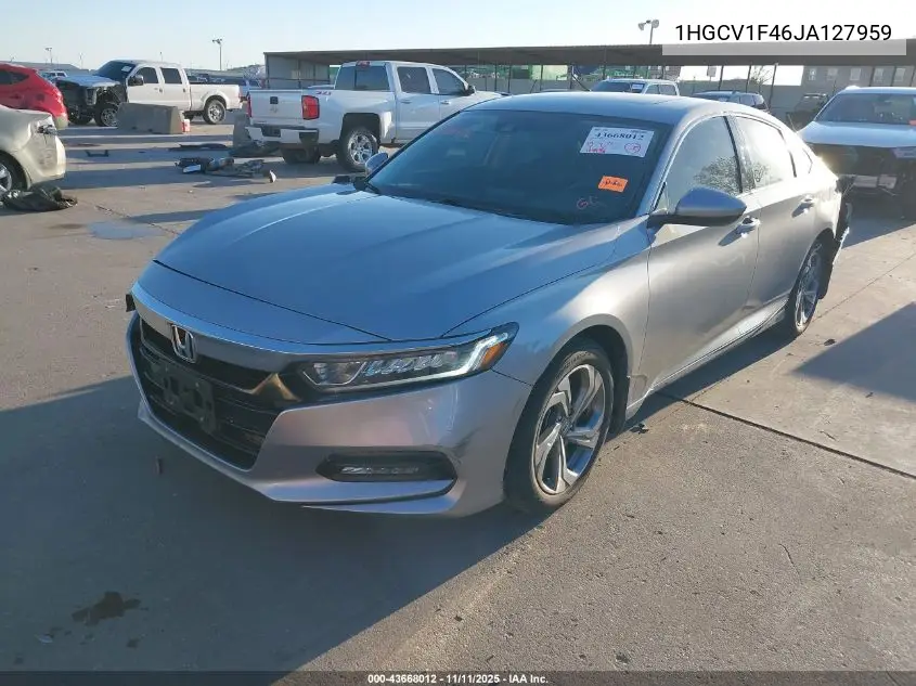 1HGCV1F46JA127959 2018 Honda Accord Ex