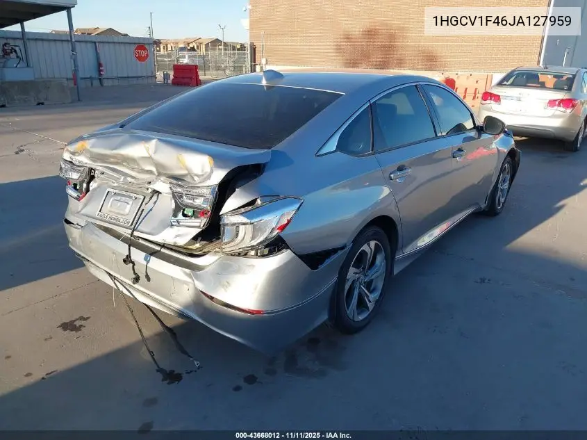 1HGCV1F46JA127959 2018 Honda Accord Ex