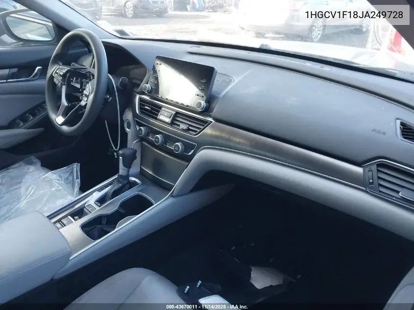 1HGCV1F18JA249728 2018 Honda Accord Lx