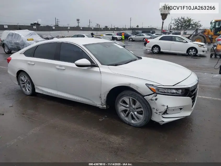 1HGCV1F10JA263266 2018 Honda Accord Lx
