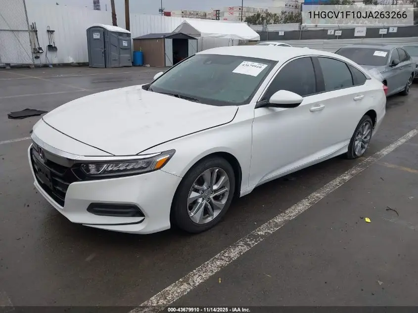 1HGCV1F10JA263266 2018 Honda Accord Lx