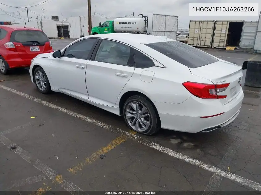 1HGCV1F10JA263266 2018 Honda Accord Lx