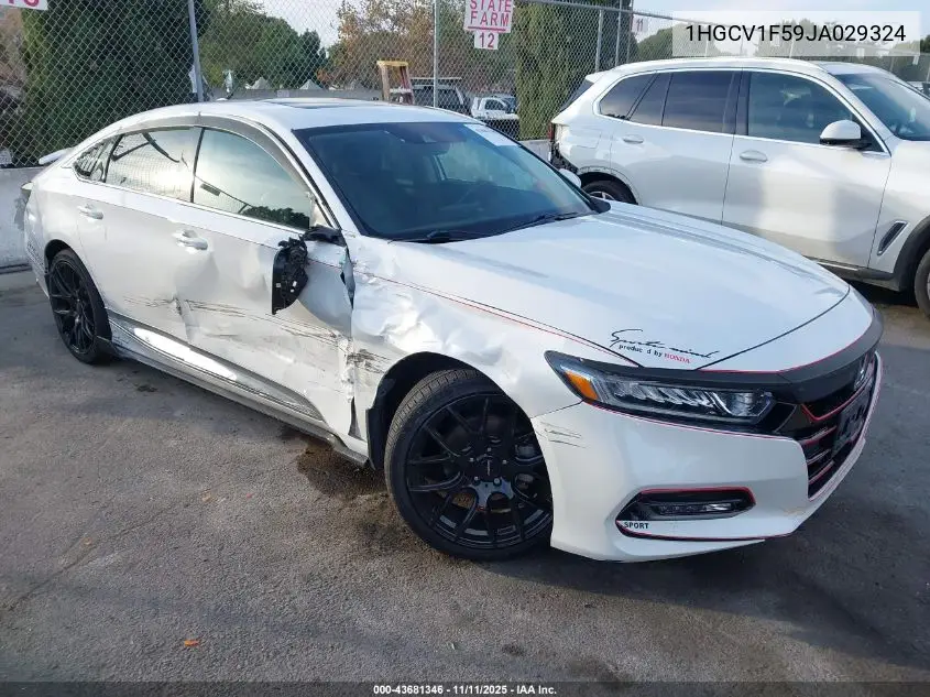 1HGCV1F59JA029324 2018 Honda Accord Ex-L