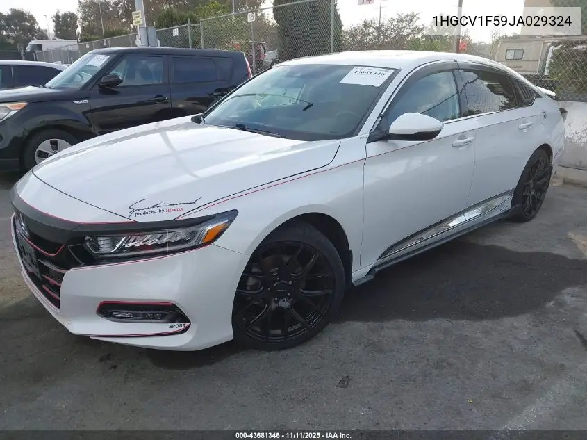 1HGCV1F59JA029324 2018 Honda Accord Ex-L