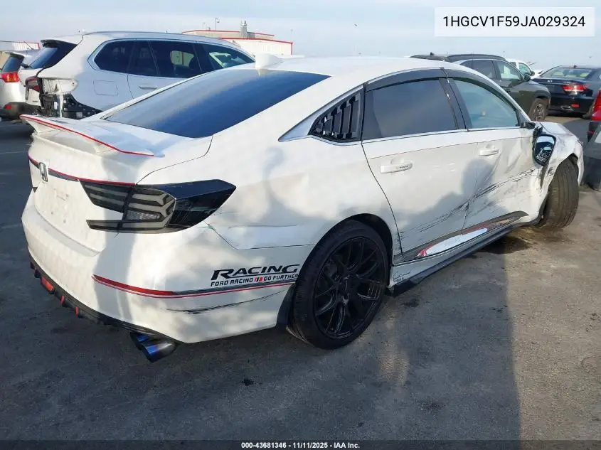 1HGCV1F59JA029324 2018 Honda Accord Ex-L