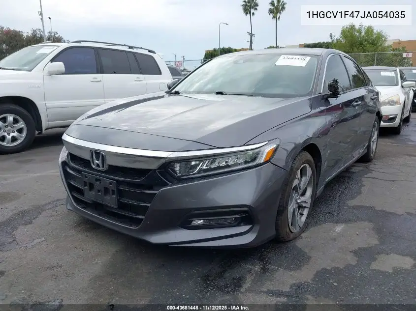 1HGCV1F47JA054035 2018 Honda Accord Ex