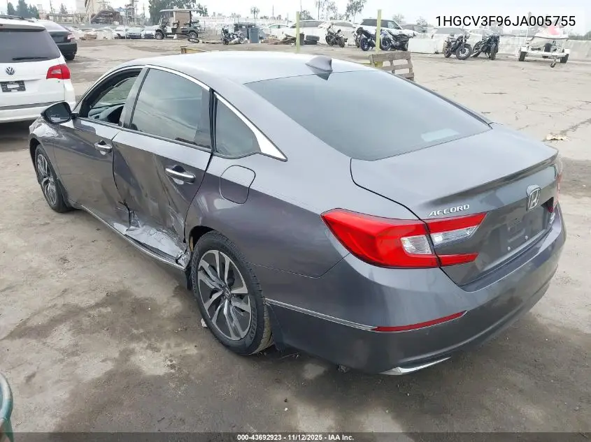 1HGCV3F96JA005755 2018 Honda Accord Hybrid Touring