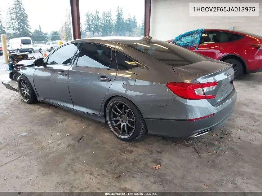 1HGCV2F65JA013975 2018 Honda Accord Ex-L 2.0T