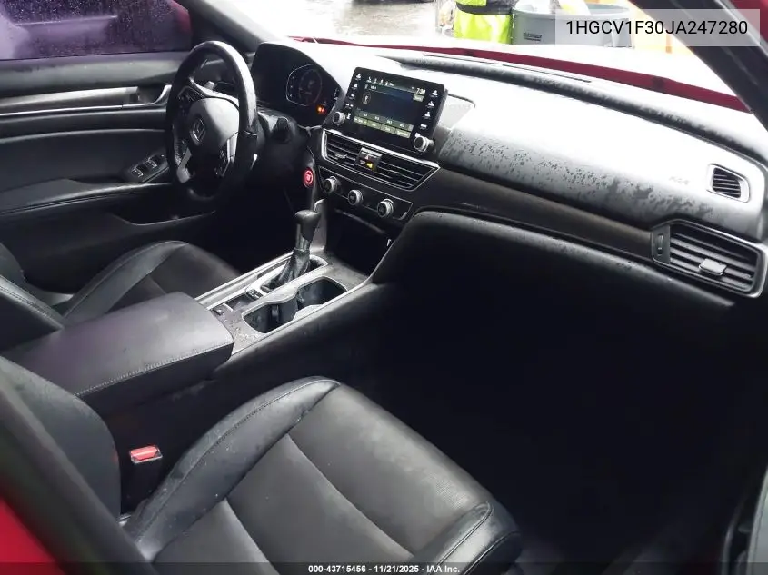 1HGCV1F30JA247280 2018 Honda Accord Sport