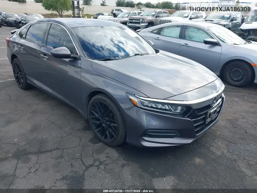 1HGCV1F1XJA186308 2018 Honda Accord Lx