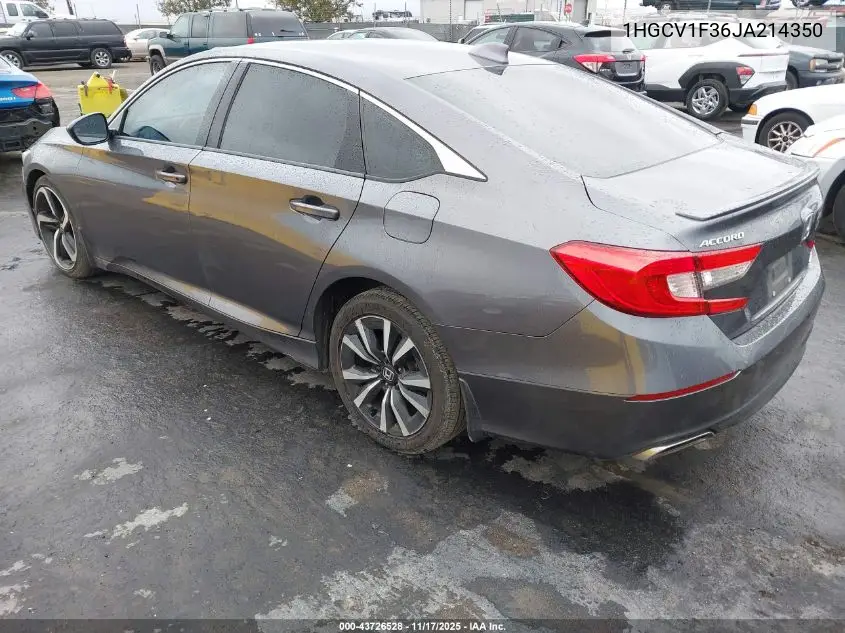 1HGCV1F36JA214350 2018 Honda Accord Sport