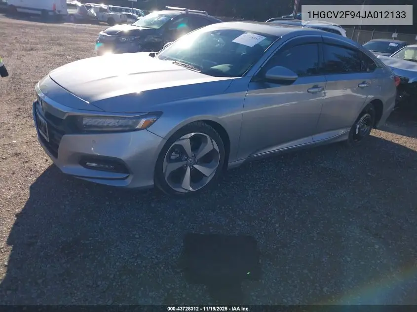 1HGCV2F94JA012133 2018 Honda Accord Touring 2.0T