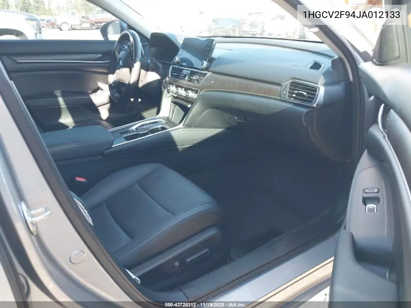 1HGCV2F94JA012133 2018 Honda Accord Touring 2.0T