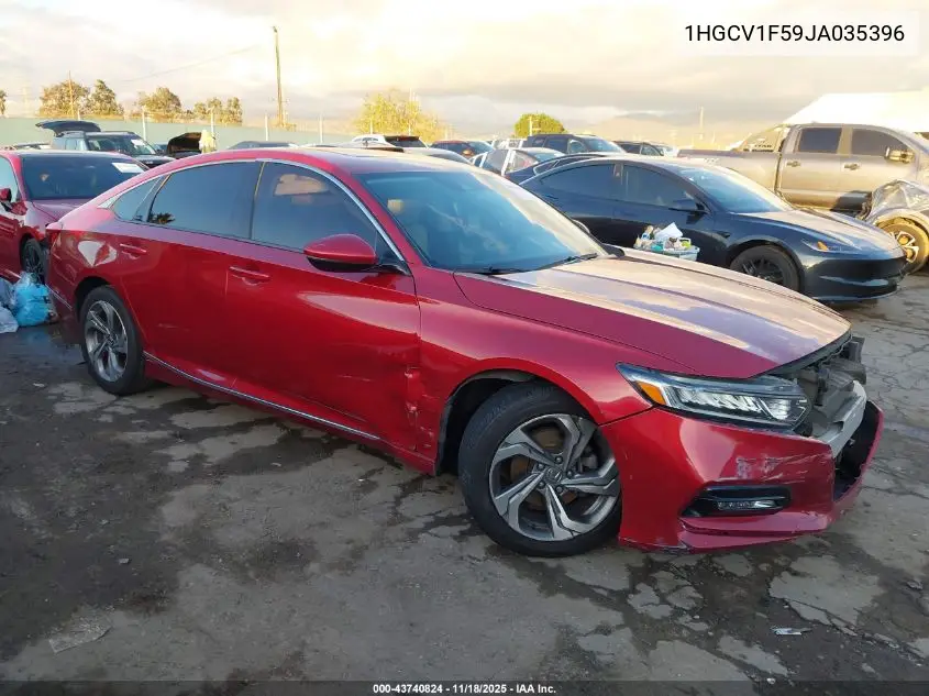 1HGCV1F59JA035396 2018 Honda Accord Ex-L