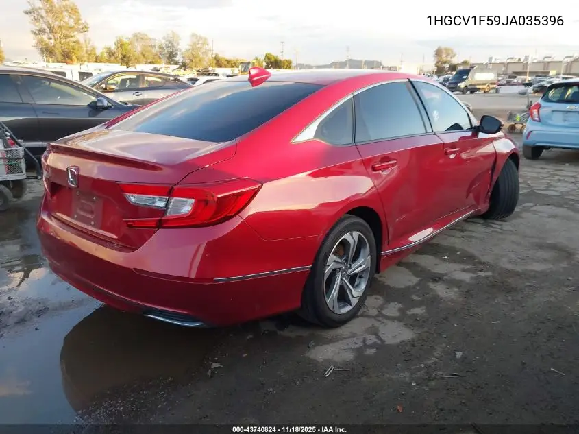 1HGCV1F59JA035396 2018 Honda Accord Ex-L