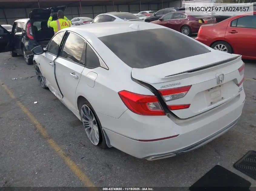 1HGCV2F97JA024857 2018 Honda Accord Touring 2.0T