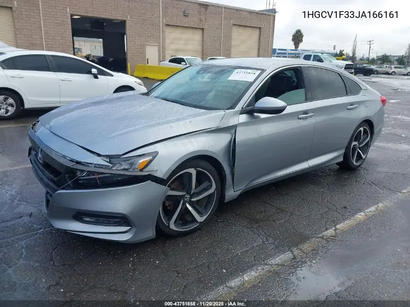 1HGCV1F33JA166161 2018 Honda Accord Sport
