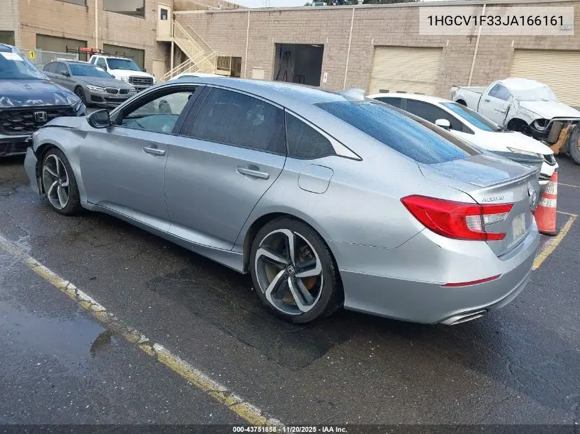 1HGCV1F33JA166161 2018 Honda Accord Sport