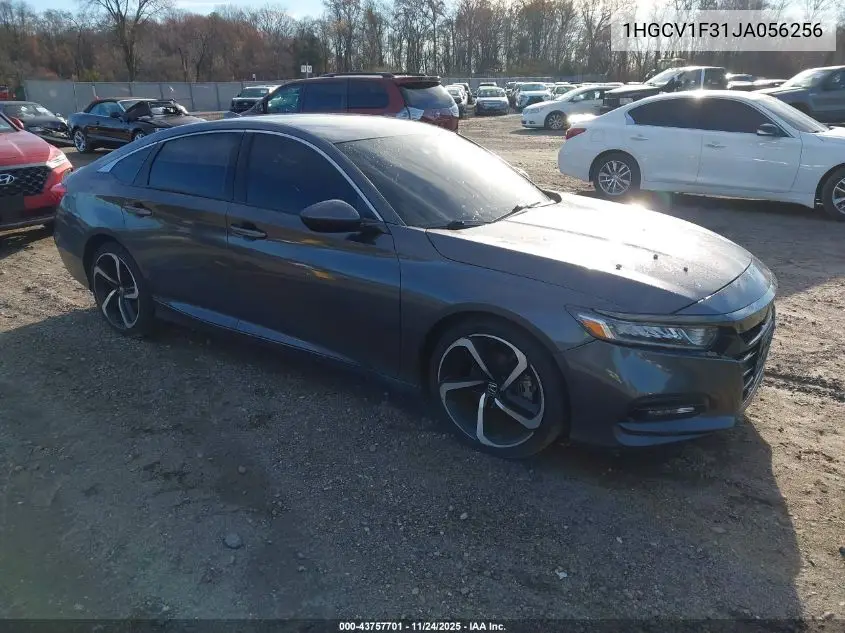 1HGCV1F31JA056256 2018 Honda Accord Sport