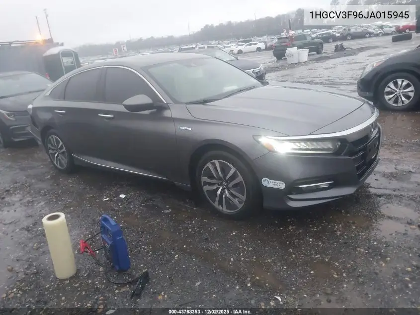 1HGCV3F96JA015945 2018 Honda Accord Hybrid Touring