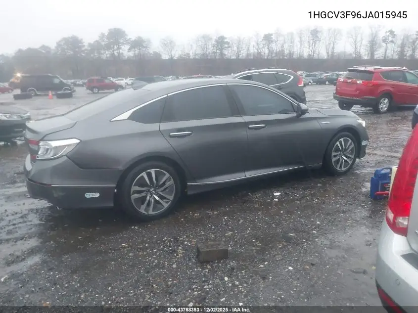 1HGCV3F96JA015945 2018 Honda Accord Hybrid Touring