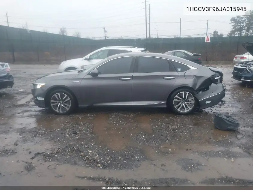 1HGCV3F96JA015945 2018 Honda Accord Hybrid Touring