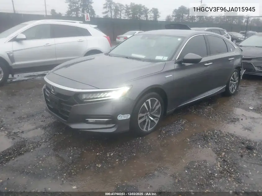 1HGCV3F96JA015945 2018 Honda Accord Hybrid Touring