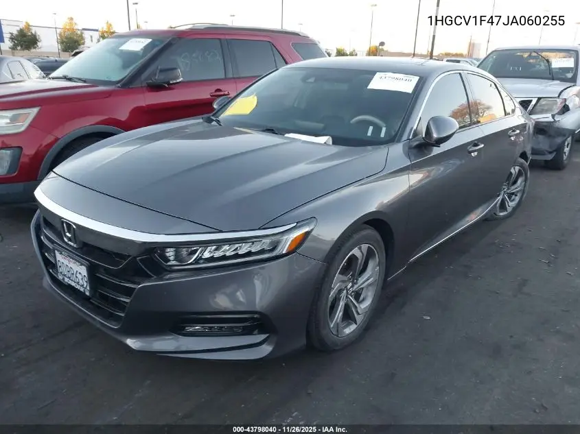 1HGCV1F47JA060255 2018 Honda Accord Ex