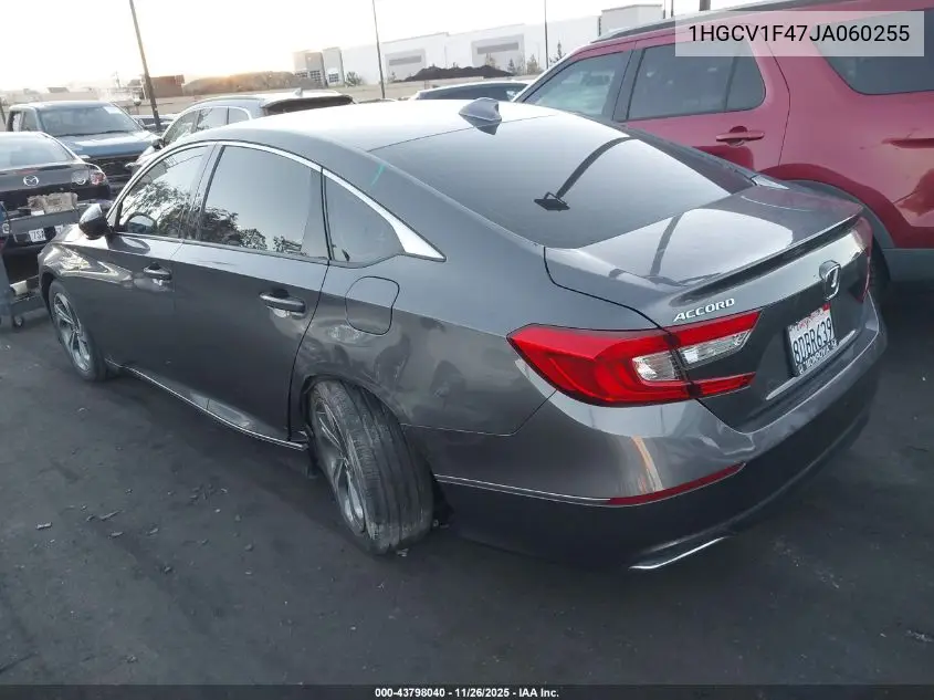 1HGCV1F47JA060255 2018 Honda Accord Ex