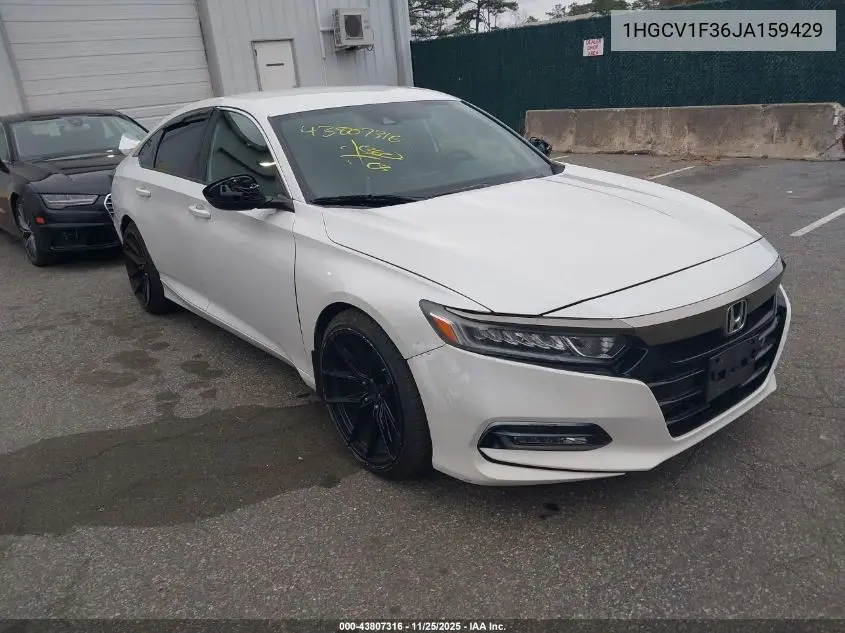 1HGCV1F36JA159429 2018 Honda Accord Sport