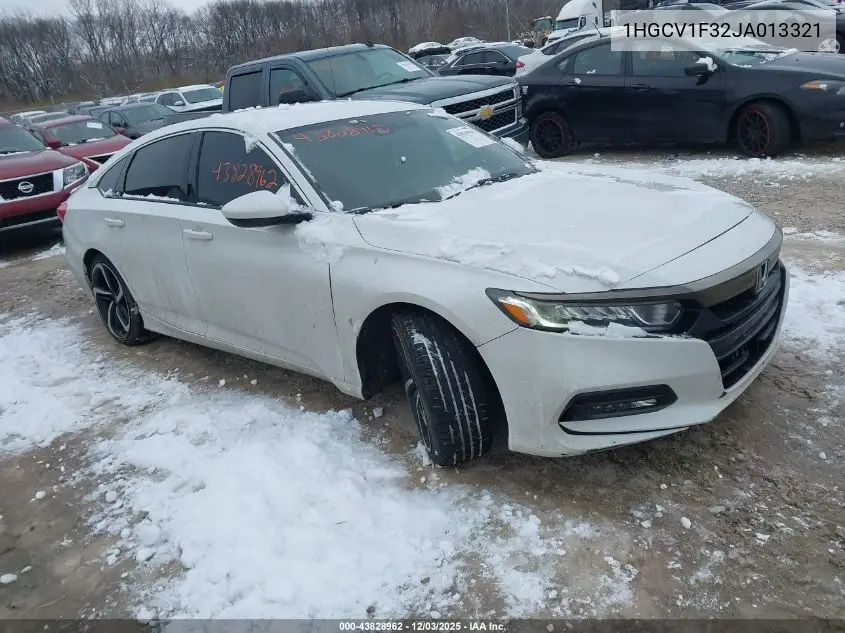 1HGCV1F32JA013321 2018 Honda Accord Sport