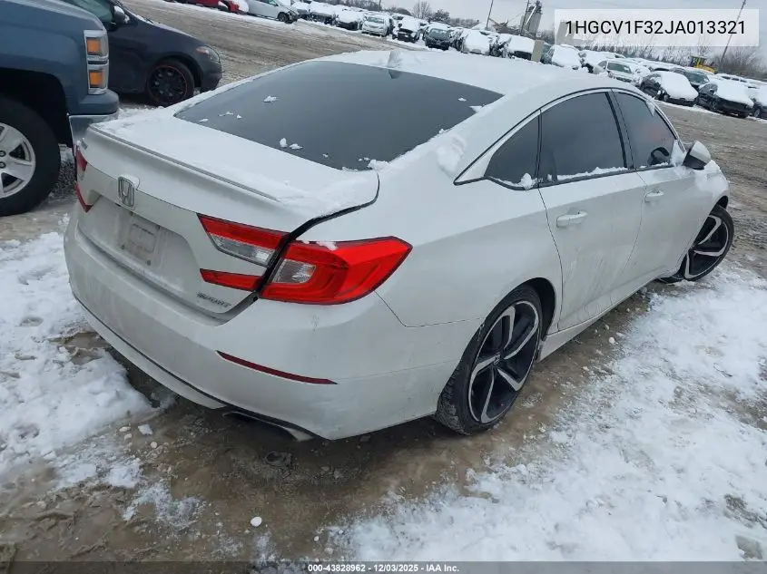 1HGCV1F32JA013321 2018 Honda Accord Sport