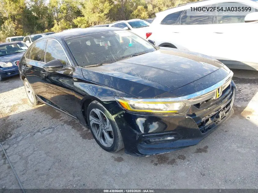 1HGCV2F54JA035599 2018 Honda Accord Ex-L 2.0T